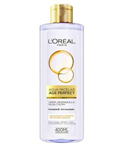 L'Oreal Paris Age Perfect Agua Micelar - 6 Paquetes de 400 gr - Total: 2400 gr