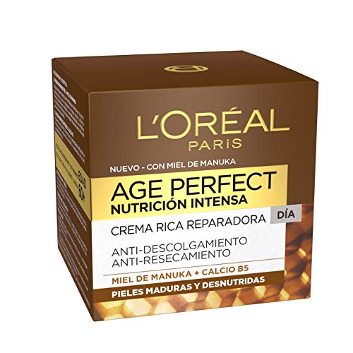 L'Oréal Paris Age Perfect Nutrición Intensa Crema Reparadora Día Pieles Maduras y Desnutridas - 50 ml