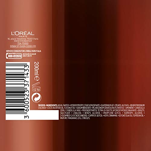 L'Oreal Paris Botanicals Mascarilla Remedio de Brillo, para cabellos opacos o teñidos - 200 ml