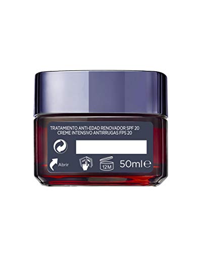 L'Oréal Paris Dermo Expertise Crema de Día Antiedad Revitalift Láser con Protección Solar (SPF20) y Proxylane, 50 ml