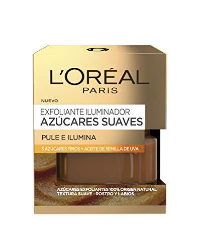 L'Oreal Paris - Dermo Expertise, Exfoliante Facial Iluminador Azúcares Suaves - 50 ml