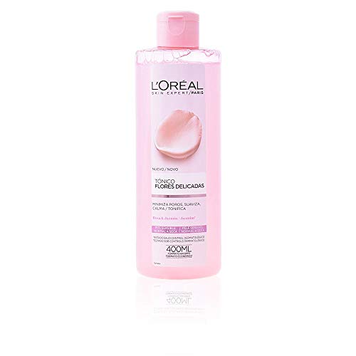 L'Oreal Paris Dermo Expertise Flores Delicadas Tónico Piel Sensible, Normal a Seca