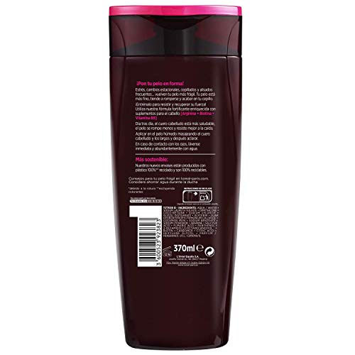 L'Oréal Paris Elvive Full Resist Champú Fortificante para Pelo Frágil con Tendencia a Caerse - 370 ml