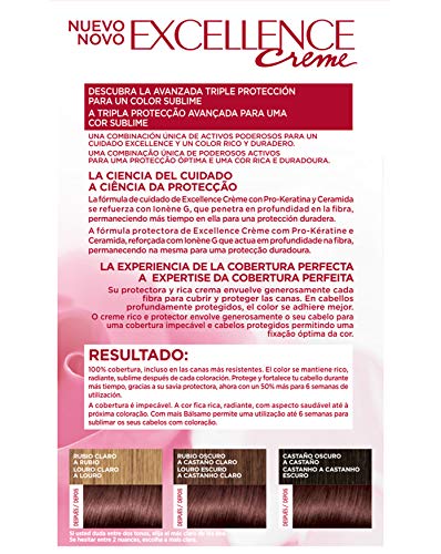 L'Oréal Paris Excellence Coloración Crème Triple Protección 5,15