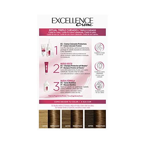 L'Oréal Paris Excellence Creme 5.3 Chocolate Praline - 1 Coloración Permanente