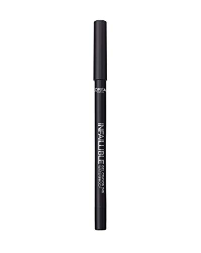 L'Oreal Paris Infalible Gel Crayon 24H Lapiz de Ojos Gel Waterproof 01 Back To Black