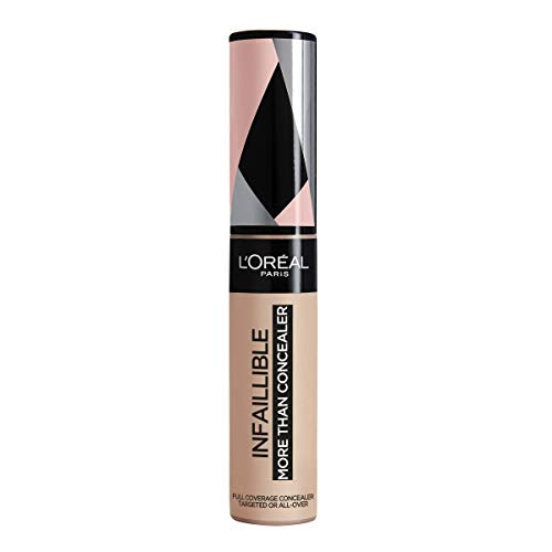 L'Oreal Paris Infalible More Than Concealer, Corrector Cobertura Completa, Tono 324 Oatmeal/Avoine - 11 ml