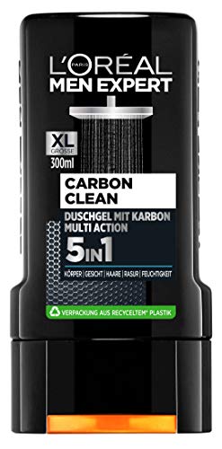 L'Oréal Paris Men Expert Carbon Duschgel Proteger, 2er paquete (2 x 300 ml)