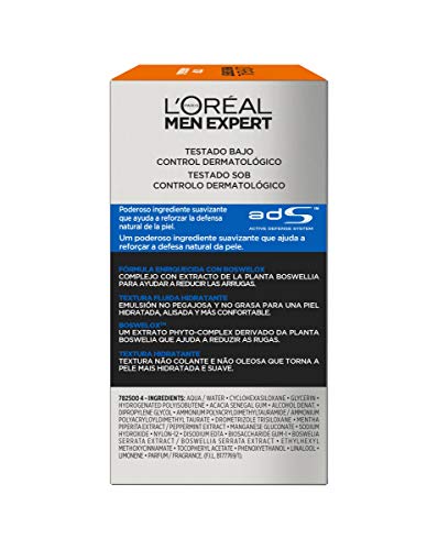 L'Oreal Paris Men Expert - Cuidado hidratante anti-arrugas de expresión Stop Arrugas, 50 ml