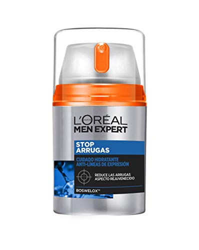 L'Oreal Paris Men Expert - Cuidado hidratante anti-arrugas de expresión Stop Arrugas, 50 ml