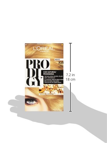 L'Oreal Paris Prodigy Coloración Sin Amoniaco 8.0 Rubio Duna