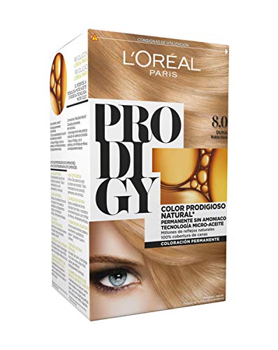 L'Oreal Paris Prodigy Coloración Sin Amoniaco 8.0 Rubio Duna