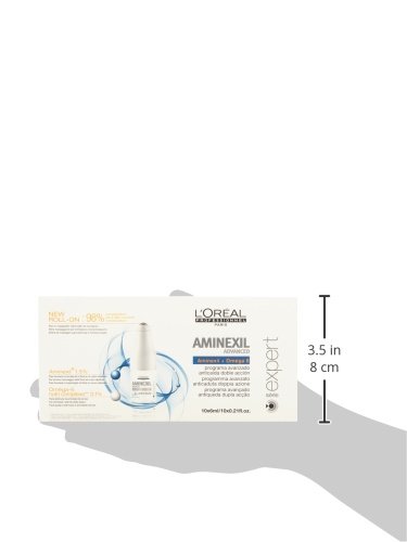 L'Oréal Professionnel Expert - Aminexil Advanced antichute - Tratamiento avanzado anticaída con doble acción - 10 doses de 6 ml