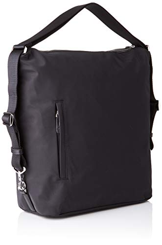 Mandarina Duck Hunter, Bolso Bandolera para Mujer, Negro (Nero/Black), 10x21x28.5 cm (B x H x T)