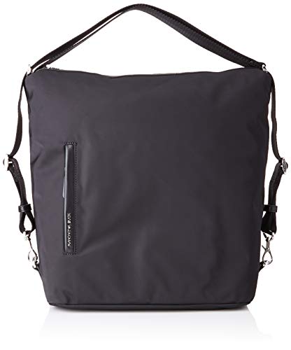 Mandarina Duck Hunter, Bolso Bandolera para Mujer, Negro (Nero/Black), 10x21x28.5 cm (B x H x T)