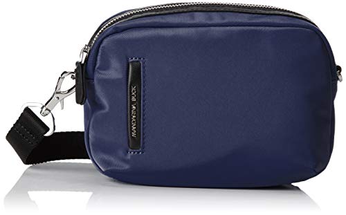 Mandarina Duck Hunter, Bolso bandolera para Mujer, Negro (Steel), 18,5x12x4cm