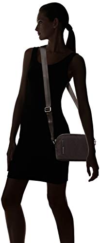 Mandarina Duck Hunter Tracolla/Simply Taupe, Bolsa de Mensajero para Mujer, Negro (Black), 22x14.5x8.5 centimeters (W x H x L)