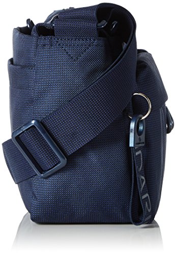 Mandarina Duck Md20 Minuteria, Bolso bandolera para Mujer, Azul (Dress Blue), 10x21x28.5 cm (B x H x T)