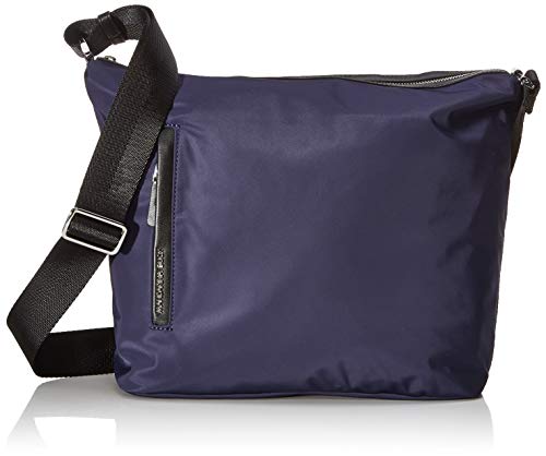 Mandarina Duck Mellow Leather Bum Bag/Nero, Bolso bandolera para Mujer, Negro (Negro), 34x25x11 centimeters (W x H x L)