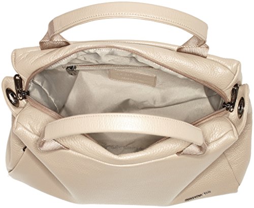 Mandarina Duck - Mellow Leather Tracolla, Shoppers y bolsos de hombro Mujer, Gris (Simply Taupe), 10x25x35 cm (B x H T)