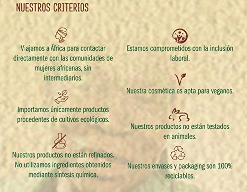 Manteca de karité sin refinar Afrinatur · pura · 100% BIO Ecológica Certificada Ecocert - Pieles Atópicas - 100 ml