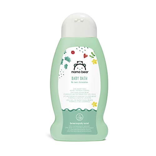 Marca Amazon- Mama Bear Gel de baño para bebés (Fórmula sin lagrimas), 3 botellas, 3x300ml