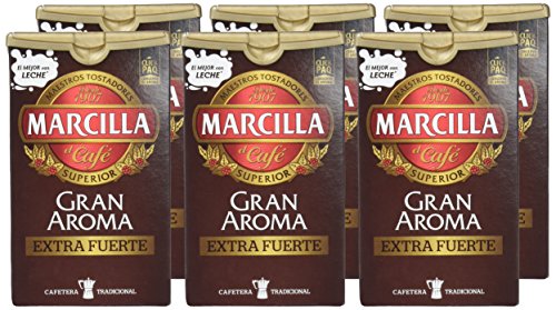 Marcilla Café molido Gran Aroma Extra Fuerte - 6 paquetes de 250 gr