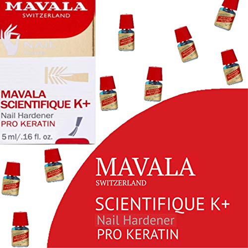 Mavala Científico K+ Endurecedor de Uñas Tratamiento para Evitar que las Uñas se Rompan o se Separen, 5 ml