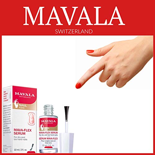 Mavala Mava-Flex Serum para Uñas Secas y Duras | Hidrata | Restaura | Mantiene la Flexibilidad de las Uñas, 10 ml