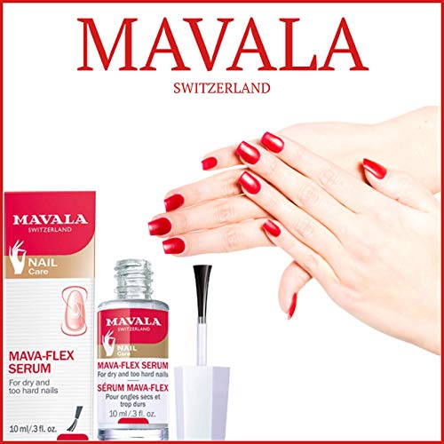 Mavala Mava-Flex Serum para Uñas Secas y Duras | Hidrata | Restaura | Mantiene la Flexibilidad de las Uñas, 10 ml