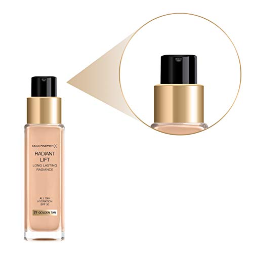 Max Factor, Base de maquillaje (Tono: 77 Golden Tan, Pieles Medias) - 115 ml.