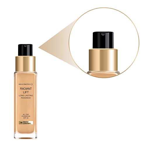 Max Factor, Base de maquillaje (Tono: 85 Warm Caramel, Pieles Oscuras) - 115 ml (33250065085)