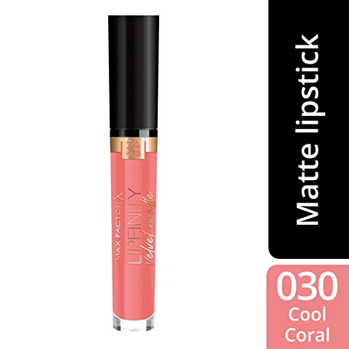 Max Factor LipFinity Velvet Matte Pintalabios Tono 030 Coolcoral