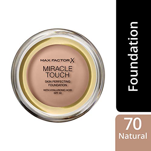 Max Factor Miracle Touch Compact Foundation Base de maquillaje Tono 70 Natural - 11.5 gr