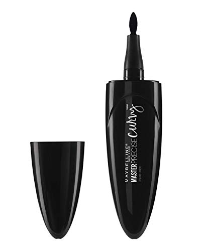 Maybelline New York Eyeliner Master Precise Curvy, Tono 01 Negro