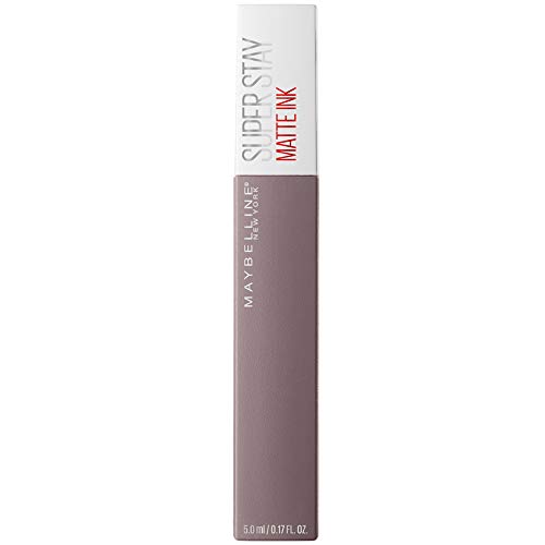 Maybelline New York Super Stay, Lápiz labial líquido tinta mate, 90 Huntress, 5ml