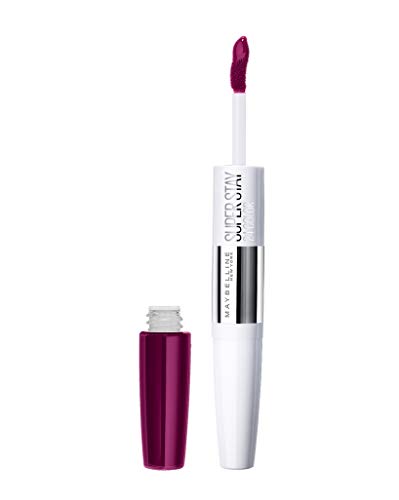 Maybelline New York - Superstay 24H, Pintalabios Mate de Larga Duración, Tono 363 All Day Plum