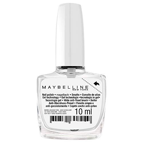 Maybelline New York SuperStay 3D Efecto Gel Top Coat, Esmalte de Uñas