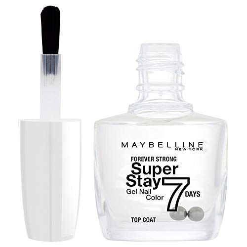 Maybelline New York SuperStay 3D Efecto Gel Top Coat, Esmalte de Uñas