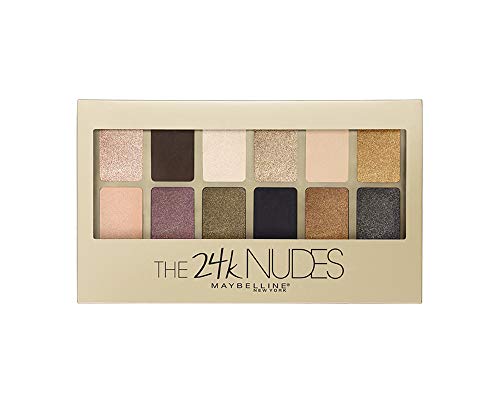 Maybelline New York The 24 Karat Nudes, Paleta de Sombras de Ojos