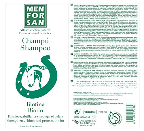 MENFORSAN Champú de Biotina para caballos - 1 Litro