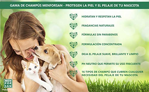 MENFORSAN Champú Perros Aloe Vera - 1 Litro