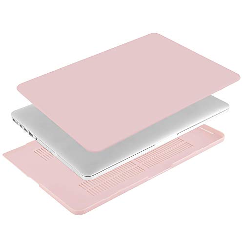 MOSISO Funda Dura Compatible con MacBook Pro 13 Retina A1502 / A1425 (Versión 2015/2014/2013/fin 2012), Ultra Delgado Carcasa Rígida Protector de Plástico Cubierta, Cuarzo Rosa