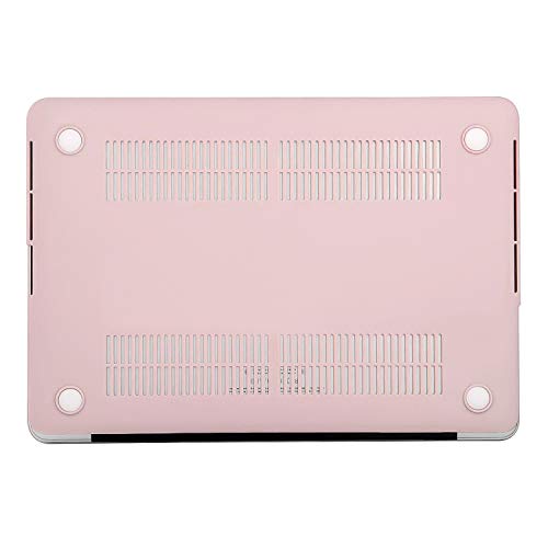 MOSISO Funda Dura Compatible con MacBook Pro 13 Retina A1502 / A1425 (Versión 2015/2014/2013/fin 2012), Ultra Delgado Carcasa Rígida Protector de Plástico Cubierta, Cuarzo Rosa