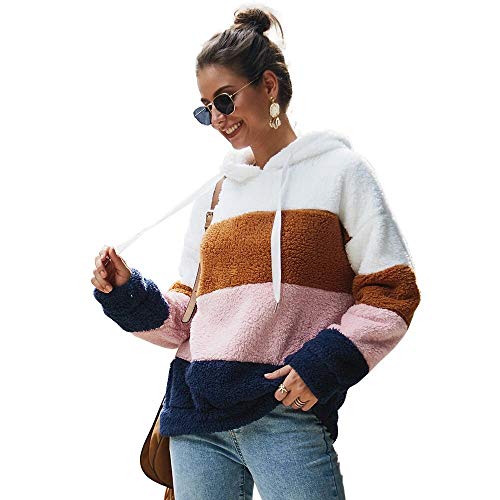 Mujer Sudadera con Capucha 2020 Suelta Tallas Grandes Jersey De Mujer Jersey Otoño Invierno Manga Larga Remata Abrigo Cálido