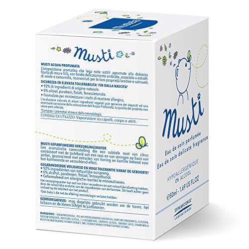 Mustela 3504105027148 eau de parfum 50 ml - Eau de parfum (50 ml, Cítricos, Lirio, Rosa, Aerosol, Water, PEG-40 Hydrogenated Castor Oil, Parfum (Fragrance), Glycerin, Sodium Benzoate, Butylene.)