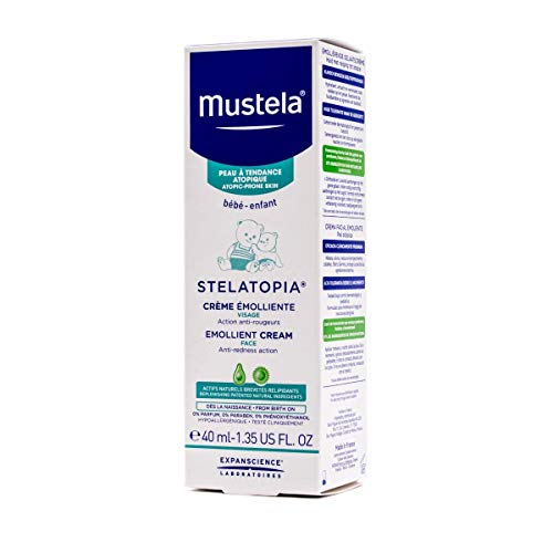 Mustela BF-3504105031572 Stelatopia Crema Emoliante Facial, 40 ml