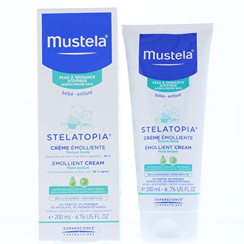 Mustela Stelatopia - Crema emoliente para piel atópica, 200 ml