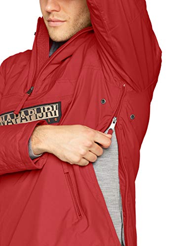 Napapijri Rainforest Pocket, Chaqueta para Hombre, Rojo (Pop Red R41), Medium