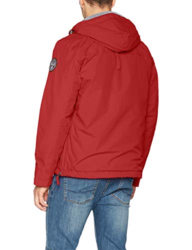 Napapijri Rainforest Pocket, Chaqueta para Hombre, Rojo (Pop Red R41), Medium